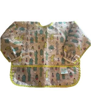 Bumkins Cactus Print Bib with Sleeves